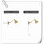Tashania Brass LED Swing Arm Sconce-910874288