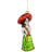 5.75 " Glass Hanging Figurine Ornament