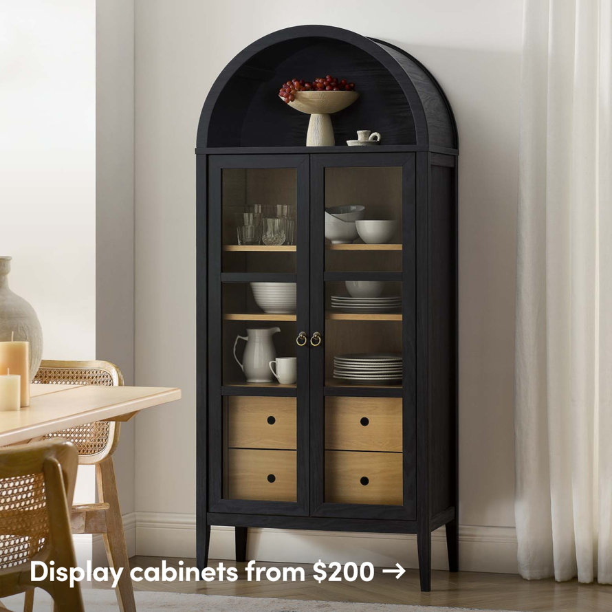 Dining cabinets from $200