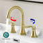 Robinet de salle de bain à poignée double 8 po avec drain escamotable Topcraft-130628216