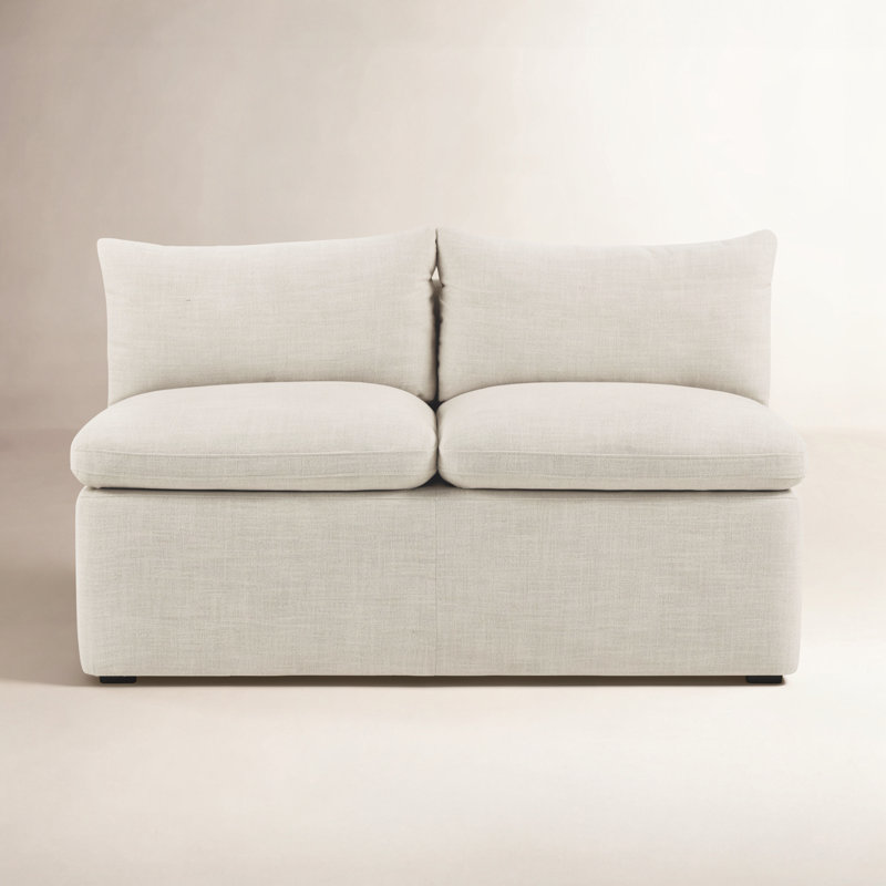 Malcolm Storage Dining Bench, Effie Linen