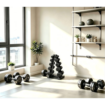 A-Frame Dumbbell Weight Rack, Vertical Storage Rack