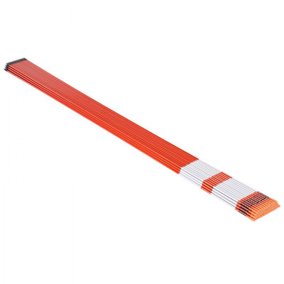 Reflective Driveway Markers 5/16" Dia 72 in Snow Stakes Reflectors Orange