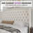 DuJuan Deep Button Tufted Upholstered Queen Bed with Nailhead Trim Wingback Headboard, Cream-1309341029-1309341027