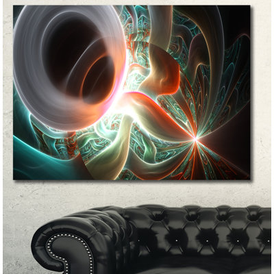 «Shining Brown Silver on Black», impression sur toile tendue
