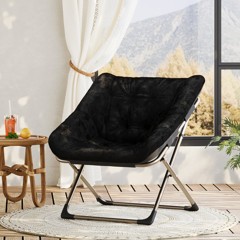 Upholstered Accent Chair, Black