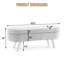 Banc de rangement rembourré-797780526