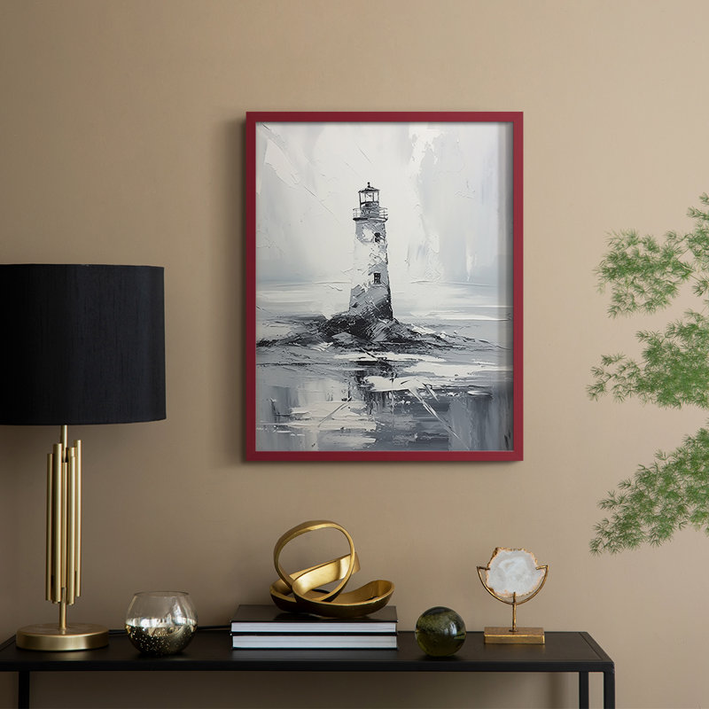«NAUTICAL Series Dxxiv», H 21 po x l 17 po, Rouge