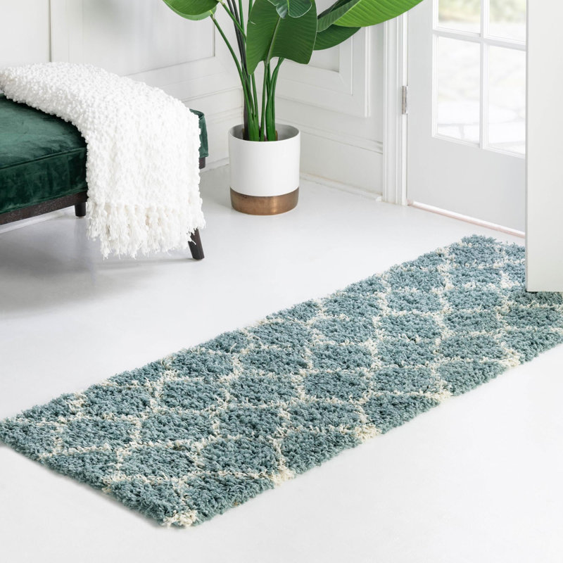 Geometric Indoor Rug, Runner 2'7" x 10'