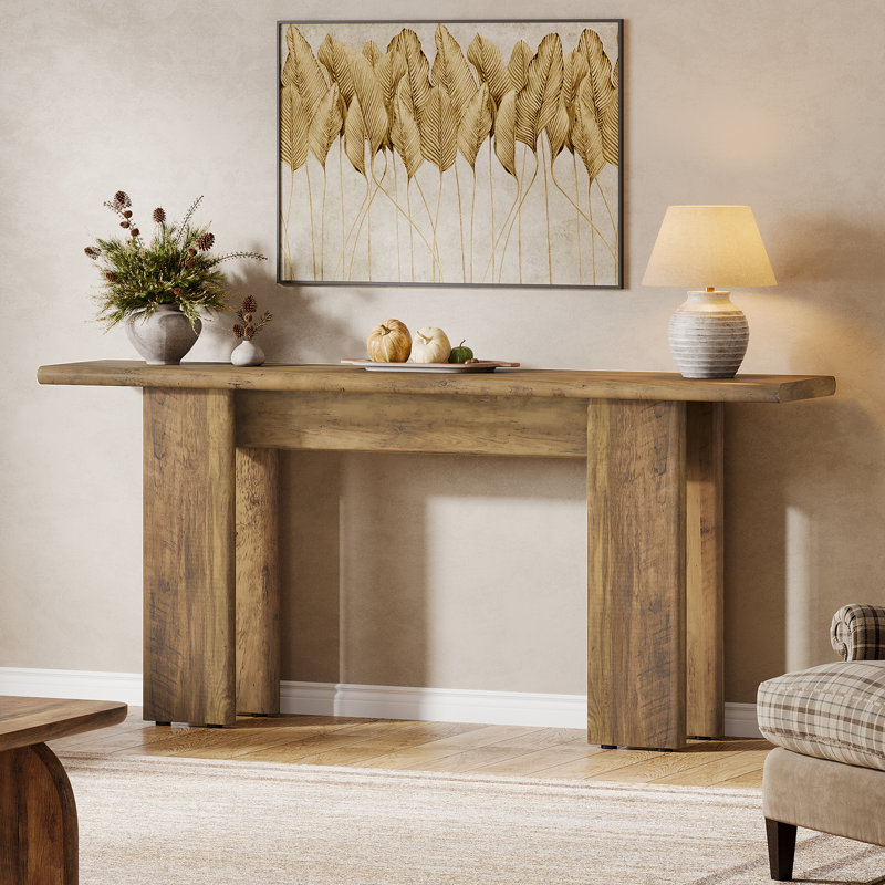 180cm Extra Long Console Entryway Table, Wooden Sofa Table