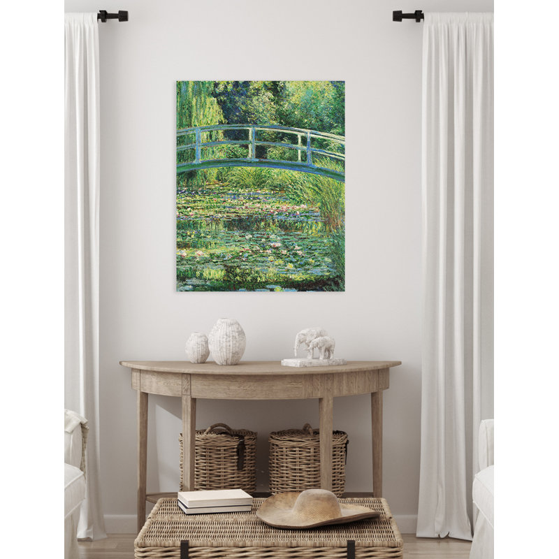 Claude Monet Nature Landscape Wrapped Canvas Wall Art 30" x 24"