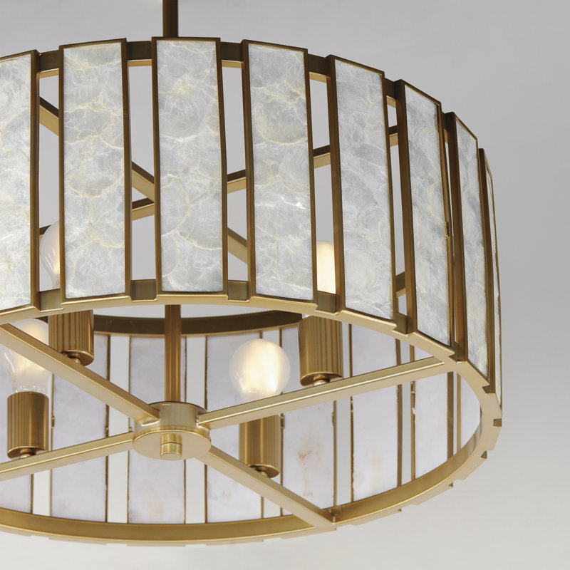 Lustre tambour 4 lumières Beatriz