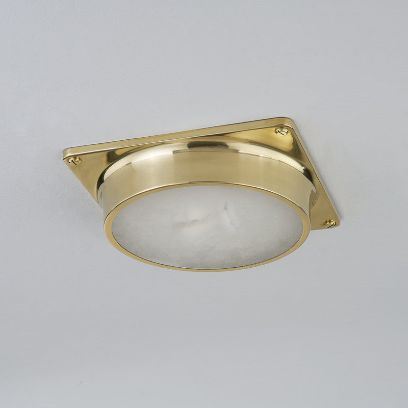GREENWICH 1 LIGHT FLUSH MOUNT