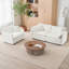 Ensemble de canapé-lit 2 pièces 2 pièces avec causeuse et canapé simple avec cadre en bois massif-313449642