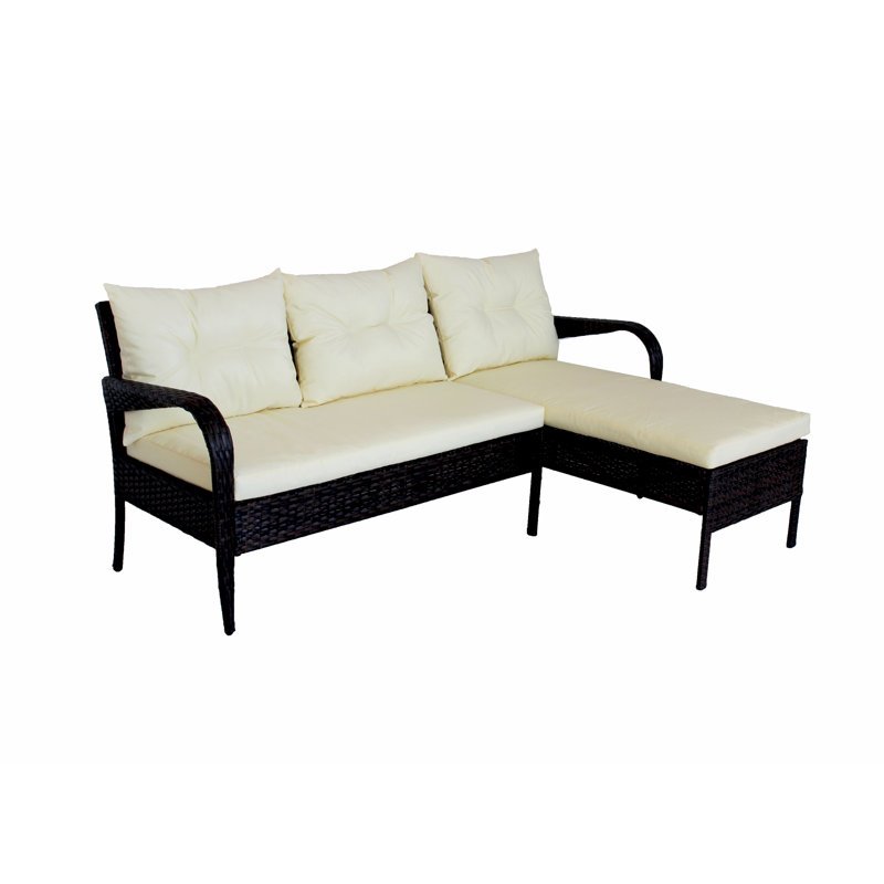 Ensemble de conversation modulaire avec coussins 2 pièces Chapple