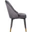 Chaise d'appoint rembourrée en velours Belle-319726426