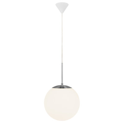 Cafe 1 - Light Chrome Sphere Pendant