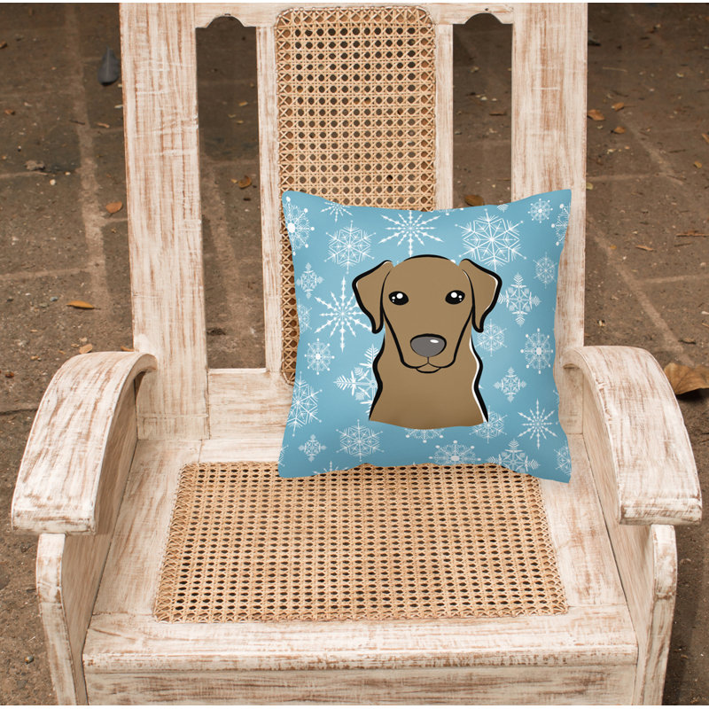  Coussin Snowflake, Brun