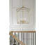 Lustre géométrique à cage ouverte 6 lumières