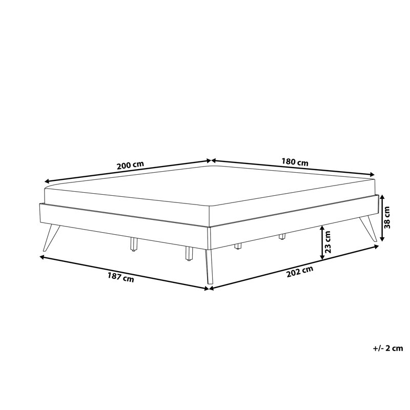 Leslie Bed, Super King (6')