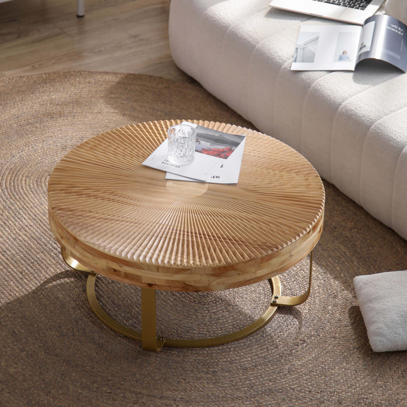 Table basse moderne, Doré