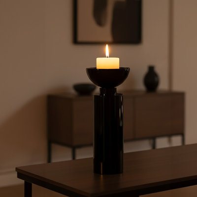 Glass Tabletop Tealight Holder