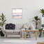 «Crashing Beach Waves Morning Sunrise», art mural texturé giclée par Ann Bailey_aq-441-976228054-976228052