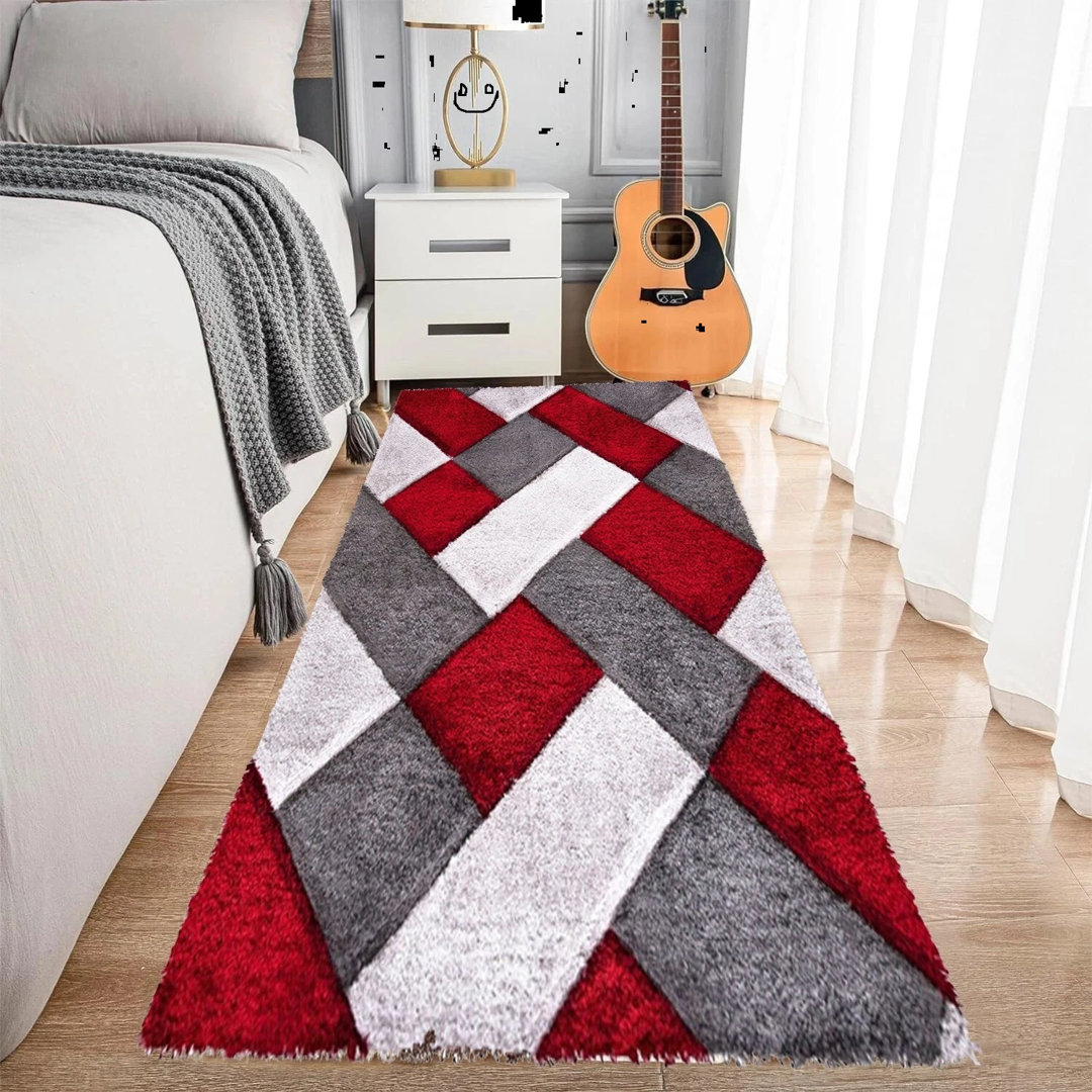 Modern Stylish Large Shaggy Rug Hallway Runner Living Room Bedroom Area Rug Carpet Mat