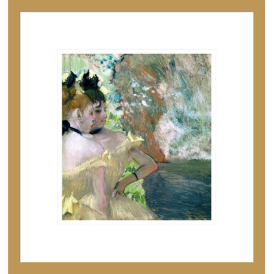 «Dancers in the Wings» (pastel sur papier) par Edgar Degas, impression giclée encadrée