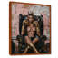«Brown Boxing Diva - Fashion Girl Power», impression murale-106149589-106149590