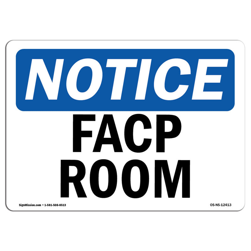 Plaque FACP 18 po x 24 po