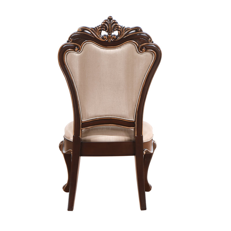 Chaise d'appoint en bois de cerisier Constantine (ensemble de 4), 4