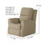 Fauteuil inclinable et pivotant Fame-88951701