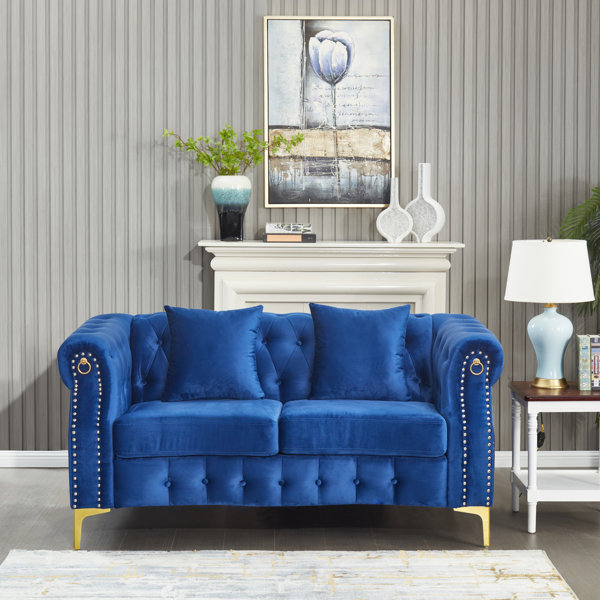 House of Hampton® Frotten 65'' Velvet Loveseat | Wayfair