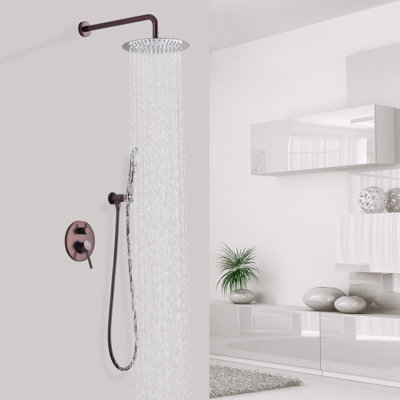 Système de douche complet avec valve brute