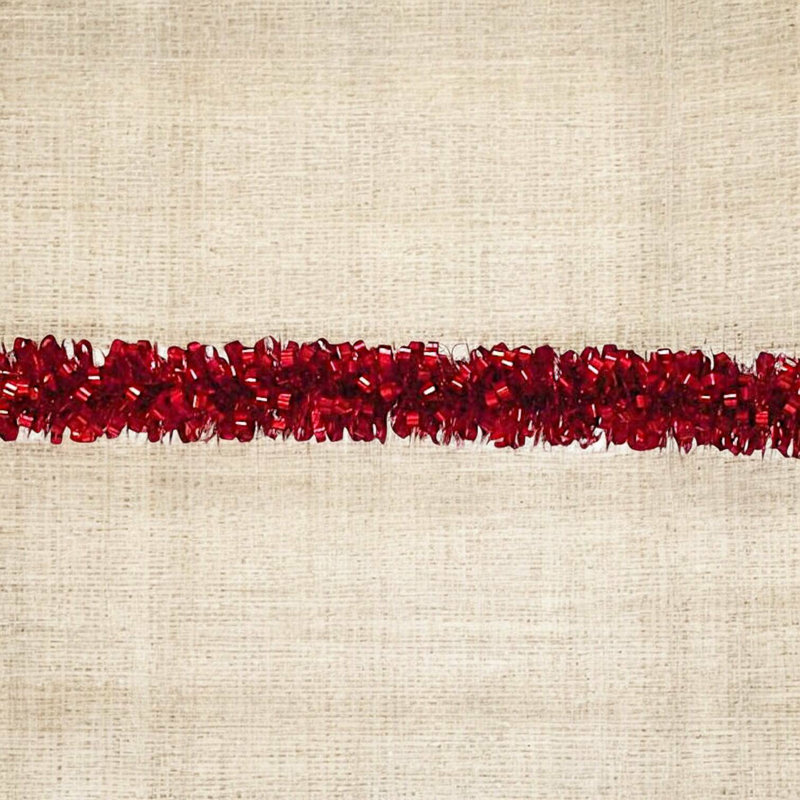 8cm Faux Garland, Red
