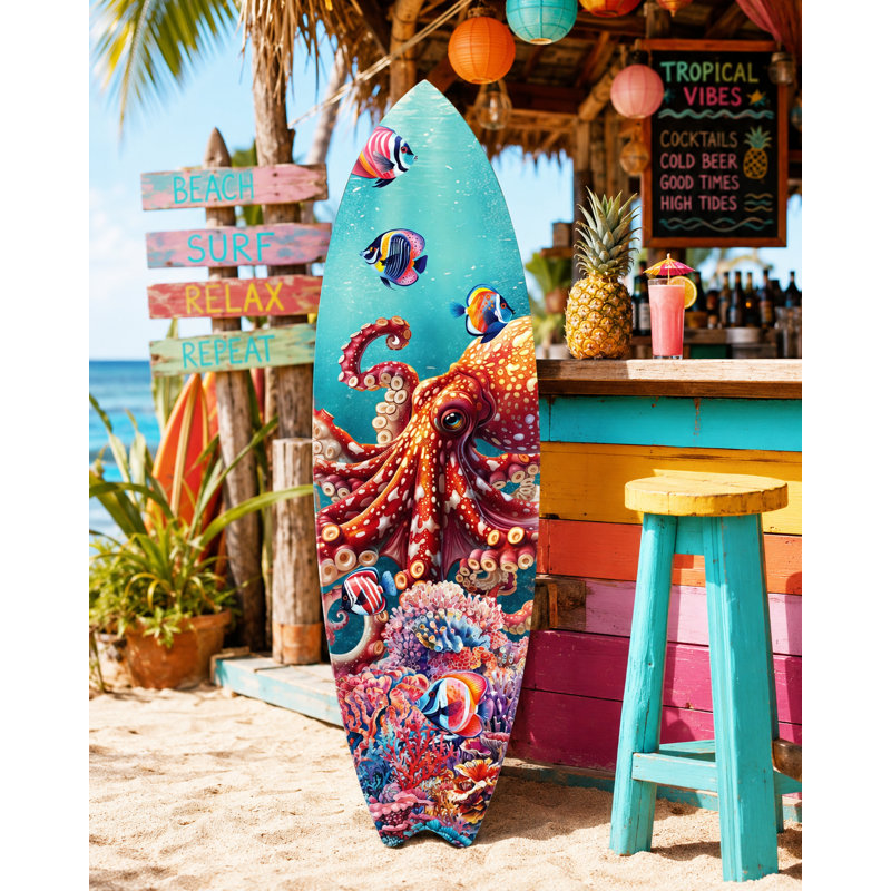 Vibrant Octopus Danny, 45 Inch