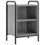 40 cm W Galvanised Steel Bedside Table-715373995