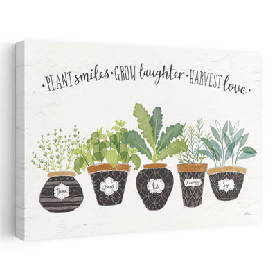 Fine Herbs I - Basil Cooking Garden Grow Art