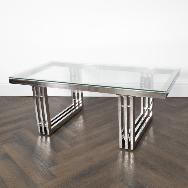 Aaysha Coffee Table, Silver