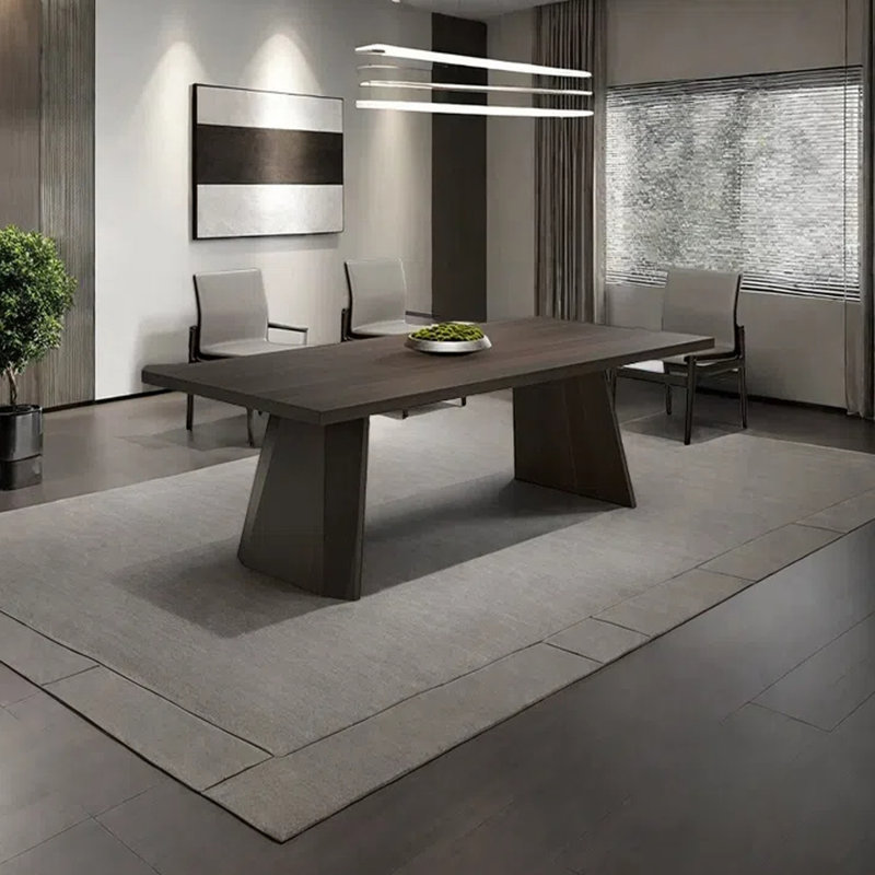 Nordic rectangular dining table, 29.53"H x 70.87"L x 31.5"W