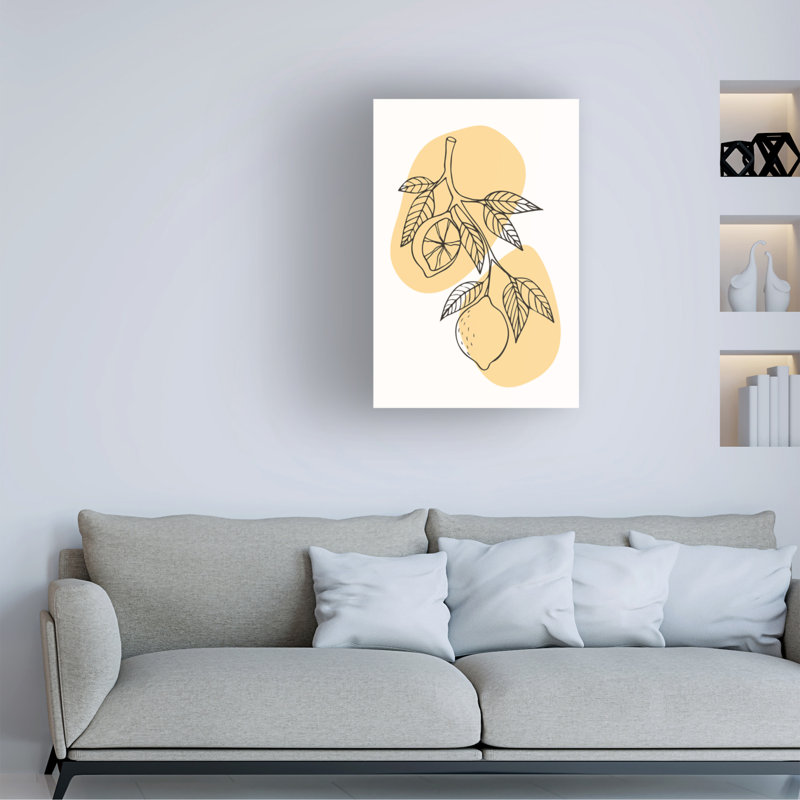 Boho Fruits 2 par Jay Stanley, H 32 po x l 22 po x P 2 po