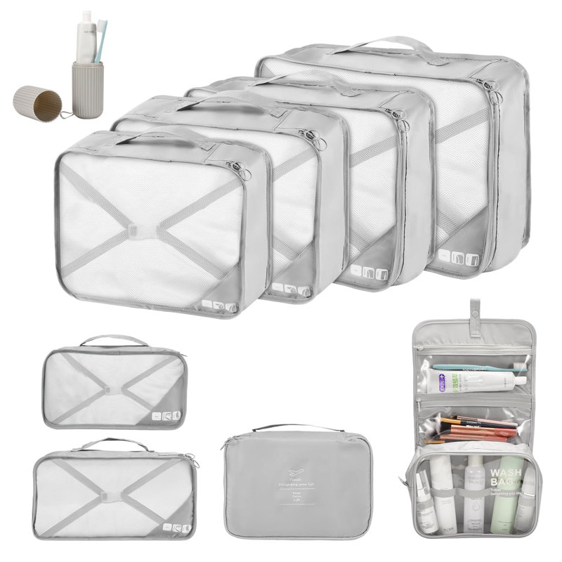 Rebrilliant Fabric Storage Bag, Grey