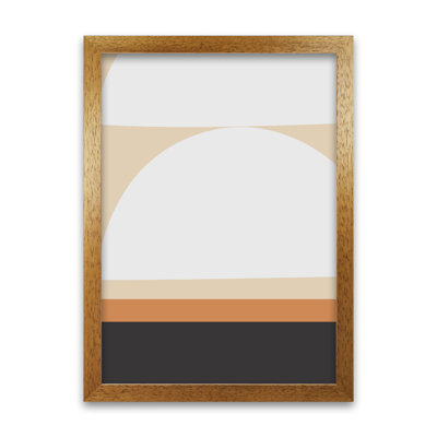 White Abstract Shapes Original - Print