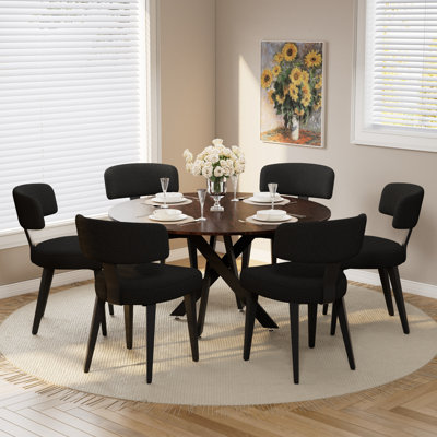 Modern Kitchen Table Set, Mdf Dining Table With Dining Chairs