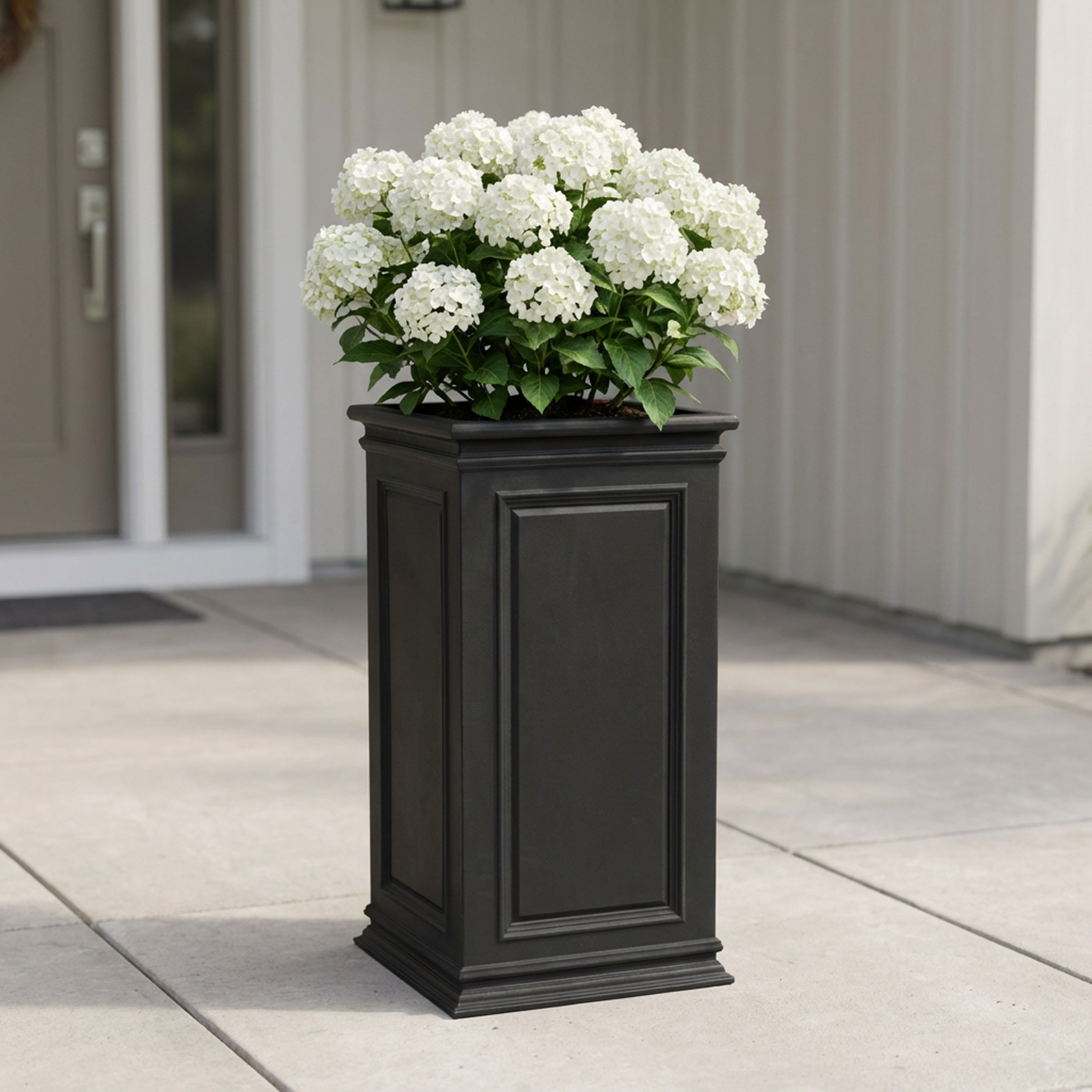 Charlton Home Strafford Tall Cube Self Watering Planter & Reviews | Wayfair