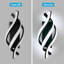 Shulin 3-Light Spiral-shaped Flush Mount Wall Sconce-608891870-605216112
