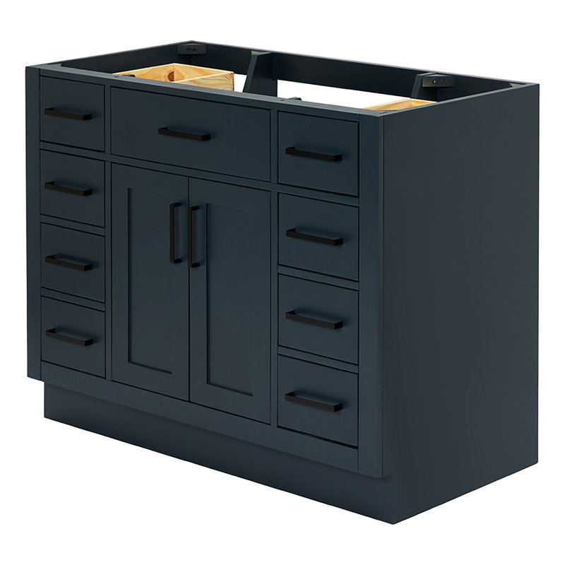42" Single Bathroom Vanity Base only, Midnight Blue