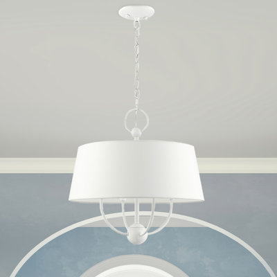 Luminaire suspendu cylindrique à 4 lumières Antonya