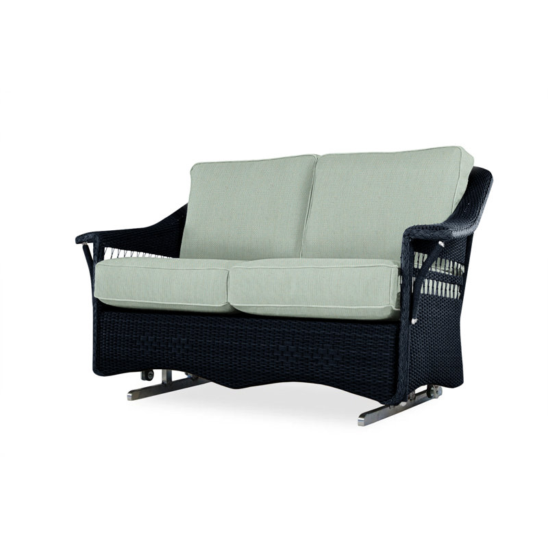Nantucket Outdoor 2 - Seat Loveseat, Sailcloth Sailor, Ebony